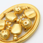 Dior Brooch Metal Gold Parfums Perfume Motif — view 3