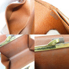 Louis Vuitton Bifold Wallet Porte Monet Viet Viennois Monogram Brown Clasp — view 9