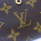 Louis Vuitton Bifold Wallet Porte Monet Viet Viennois Monogram Brown Clasp — view 4
