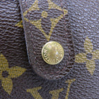 Louis Vuitton Bifold Wallet Porte Monet Viet Viennois Monogram Brown Clasp — view 5