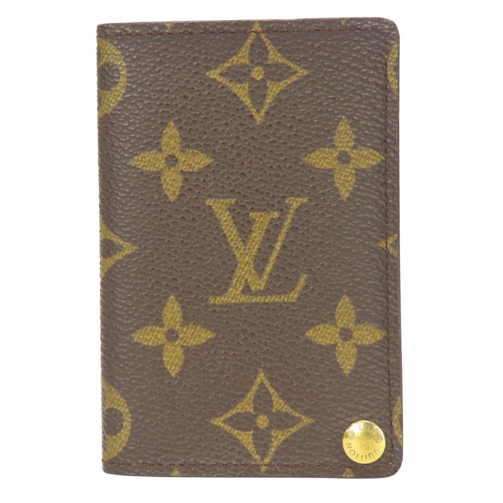 Louis Vuitton Card Case Holder Cles D'presion Monogram Brown Clear — view 2