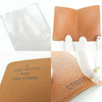 Louis Vuitton Card Case Holder Cles D'presion Monogram Brown Clear — view 8