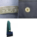 Hermes Tote Fourre Tout MM Canvas Navy Black Everyday Use — view 9