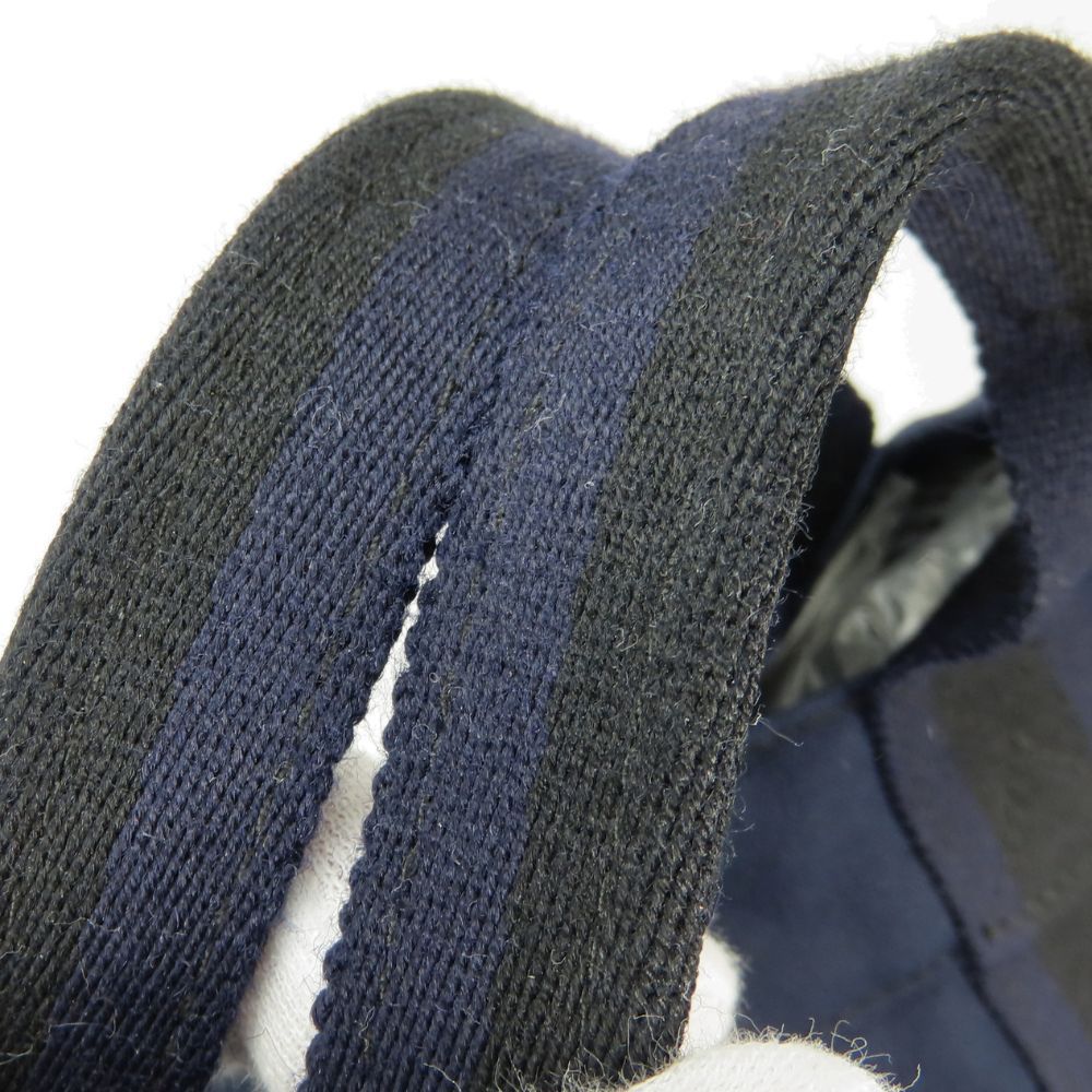Hermes Tote Fourre Tout MM Canvas Navy Black Everyday Use — view 5