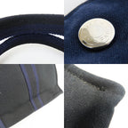 Hermes Tote Fourre Tout MM Canvas Navy Black Everyday Use — view 6