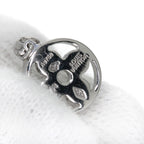 Louis Vuitton Monogram Idylle Diamond Single Earrings 18k White Gold — view 5