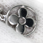 Louis Vuitton Monogram Idylle Diamond Single Earrings 18k White Gold — view 4