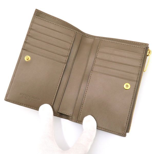 Bottega Veneta Intrecciato Bifold Zipper Wallet — view 3