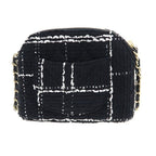 Chanel Quilted Tweed Chain Messenger Bag — view 3