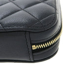 Chanel Quilted Caviar Chain Messenger Bag — view 4