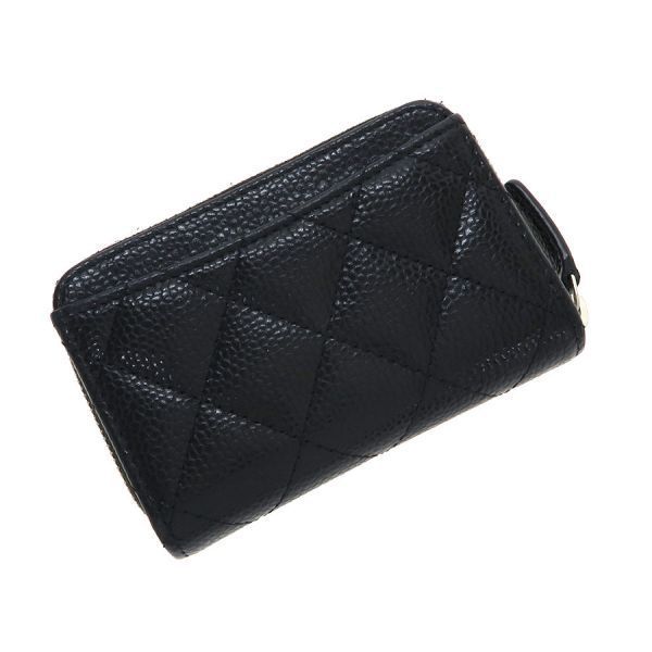 Chanel Quilted Caviar Coin Case — view 3