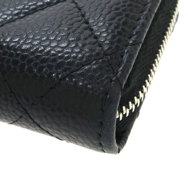 Chanel Quilted Caviar Coin Case — view 6
