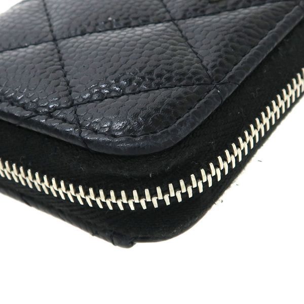 Chanel Quilted Caviar Coin Case — view 7