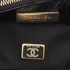 Chanel 31 Trantean Mini Shiny Calf Shopping 2-Way Shoulder Handbag Black — view 8