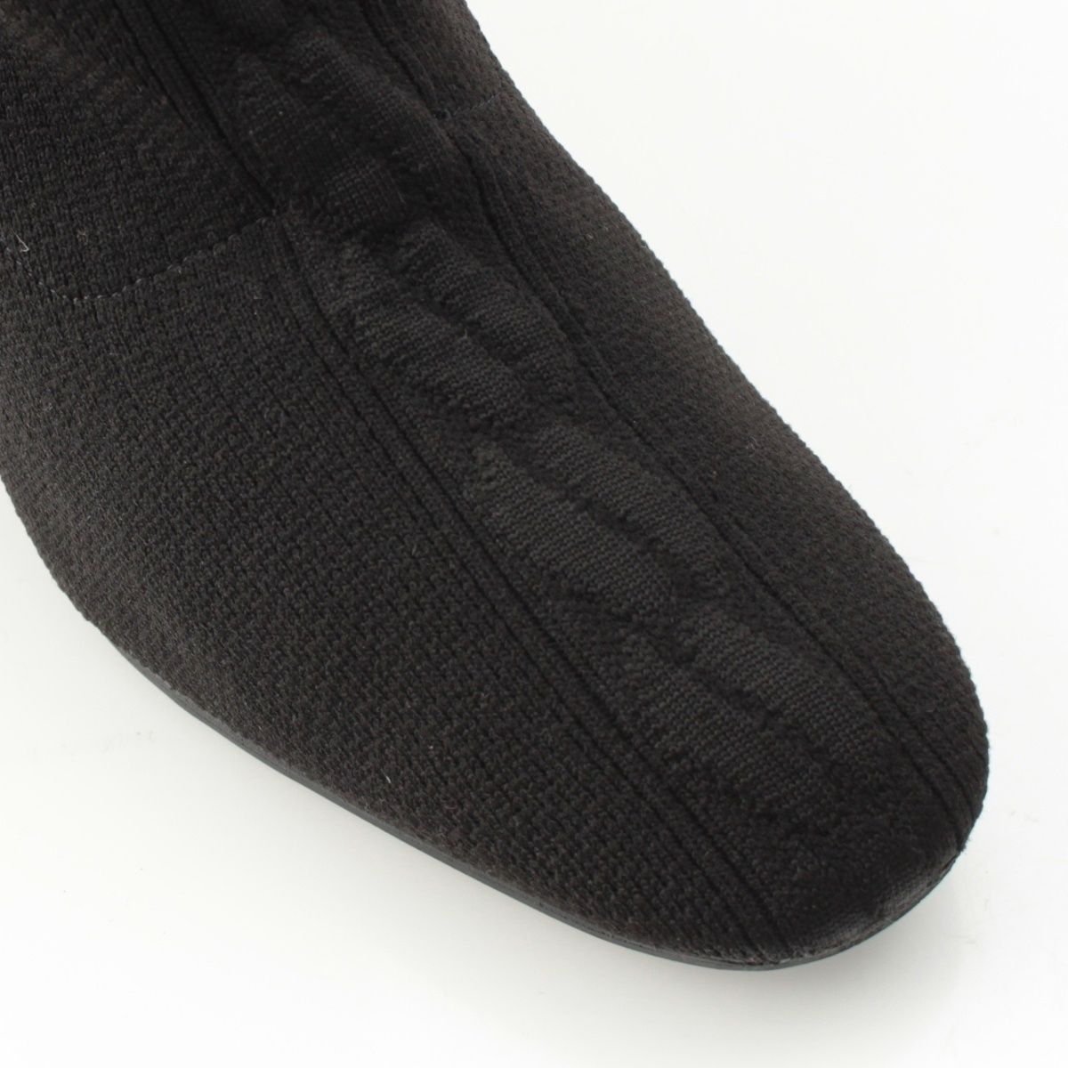 Hermes Knit Fontaine Long Boots Black 36 — view 6