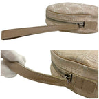 Chanel Neutral Pouch Beige New Travel — view 9