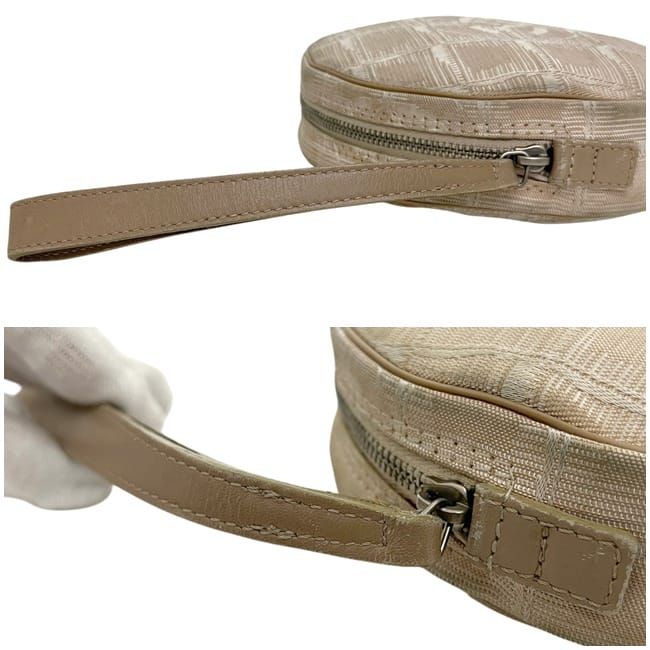 Chanel Neutral Pouch Beige New Travel — view 9