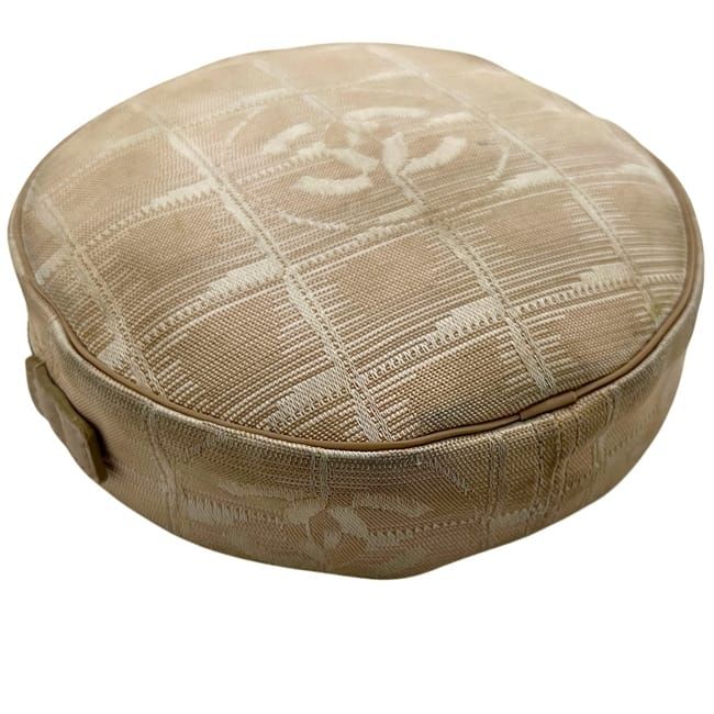 Chanel Neutral Pouch Beige New Travel — view 7