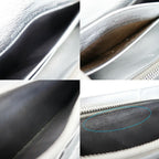 Fendi Wallet Silver Fflogo Leather — view 6