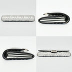 Fendi Wallet Silver Fflogo Leather — view 3