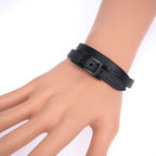 Hermes Leather Bracelet Behapi Double Tour Sole Black Swift T4 — view 9