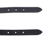 Hermes Leather Bracelet Behapi Double Tour Sole Black Swift T4 — view 8