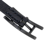 Hermes Leather Bracelet Behapi Double Tour Sole Black Swift T4 — view 6