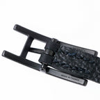 Hermes Leather Bracelet Behapi Double Tour Sole Black Swift T4 — view 5