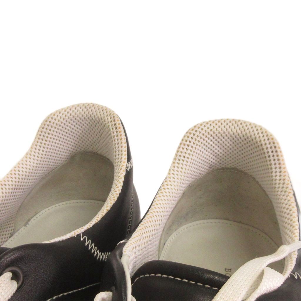 Bottega Veneta Sneakers Low Cut Stitch Leather Black Shoes 42 — view 8