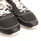 Bottega Veneta Sneakers Low Cut Stitch Leather Black Shoes 42 — view 7