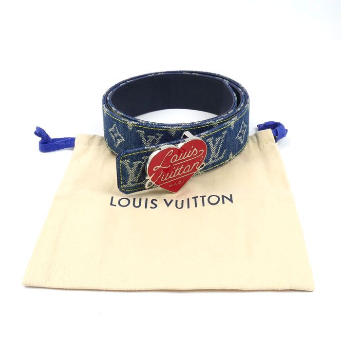 Louis Vuitton Ceinture Lvheart Belt Blue — view 6
