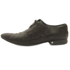 Louis Vuitton Business Shoes Lace Up Perforated Leather Black 8.5 — view 2