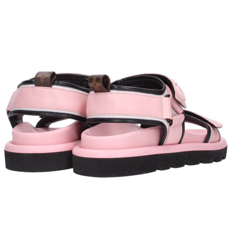 Louis Vuitton Pour Pillow Line Logo Belt Strap Sandals 38 — view 2