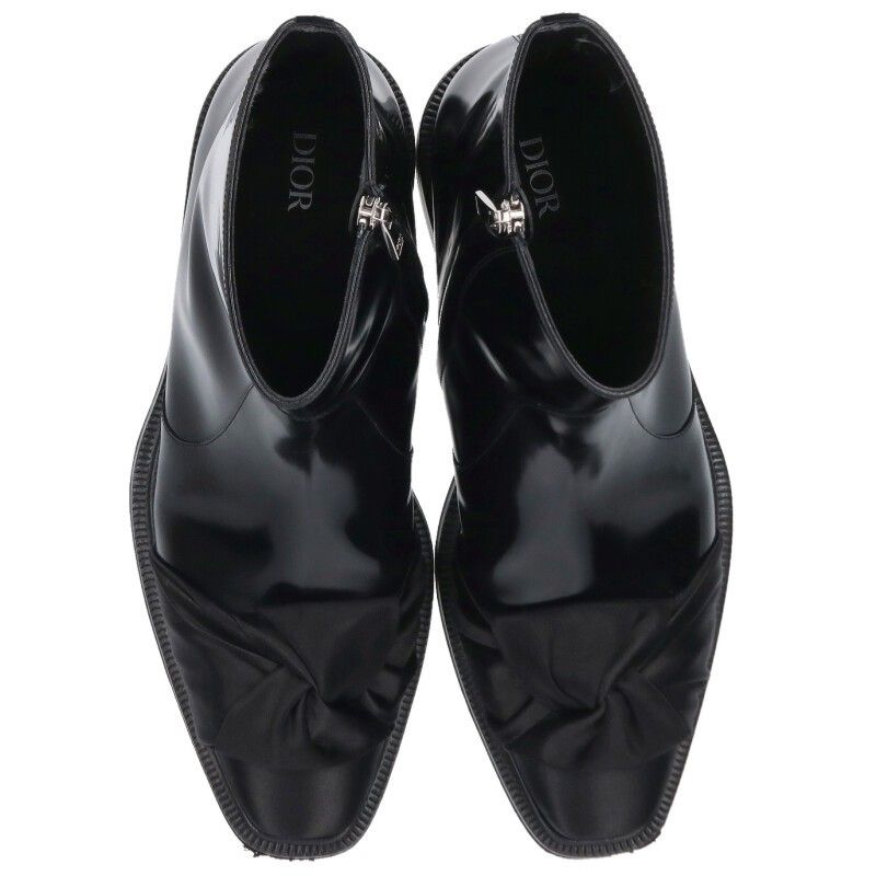 Dior Side Zip Boots with Satin Ribbon 42 — view 4
