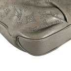 Louis Vuitton Selene MM Mahina Shoulder Bag Leather Taupe 2-Way — view 7