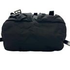 Prada Triangle Logo Backpack Nylon Black — view 4