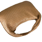 Bottega Veneta Hobo Intrecciato Handbag Lambskin Brown — view 5