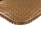 Bottega Veneta Hobo Intrecciato Handbag Lambskin Brown — view 7