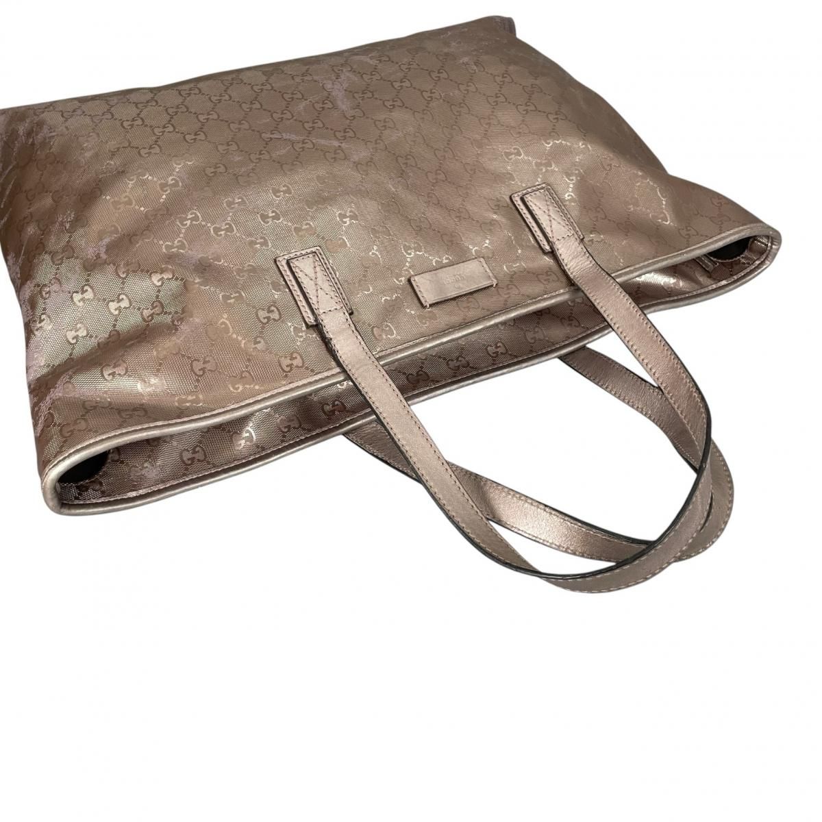 Gucci GG Supreme Tote Joy Handbag Gold — view 5
