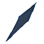 Hermes Pleated Silk Scarf Carre Blue — view 6