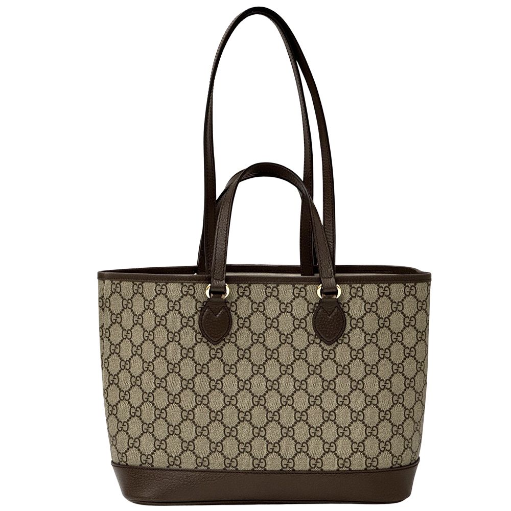 Gucci GG Supreme Petit Marmont Tote Brown Shoulder Bag — view 2