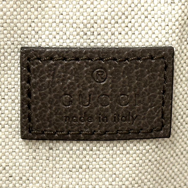 Gucci GG Supreme Petit Marmont Tote Brown Shoulder Bag — view 6