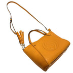 Gucci Soho 2-Way Shoulder Bag Leather Orange — view 6