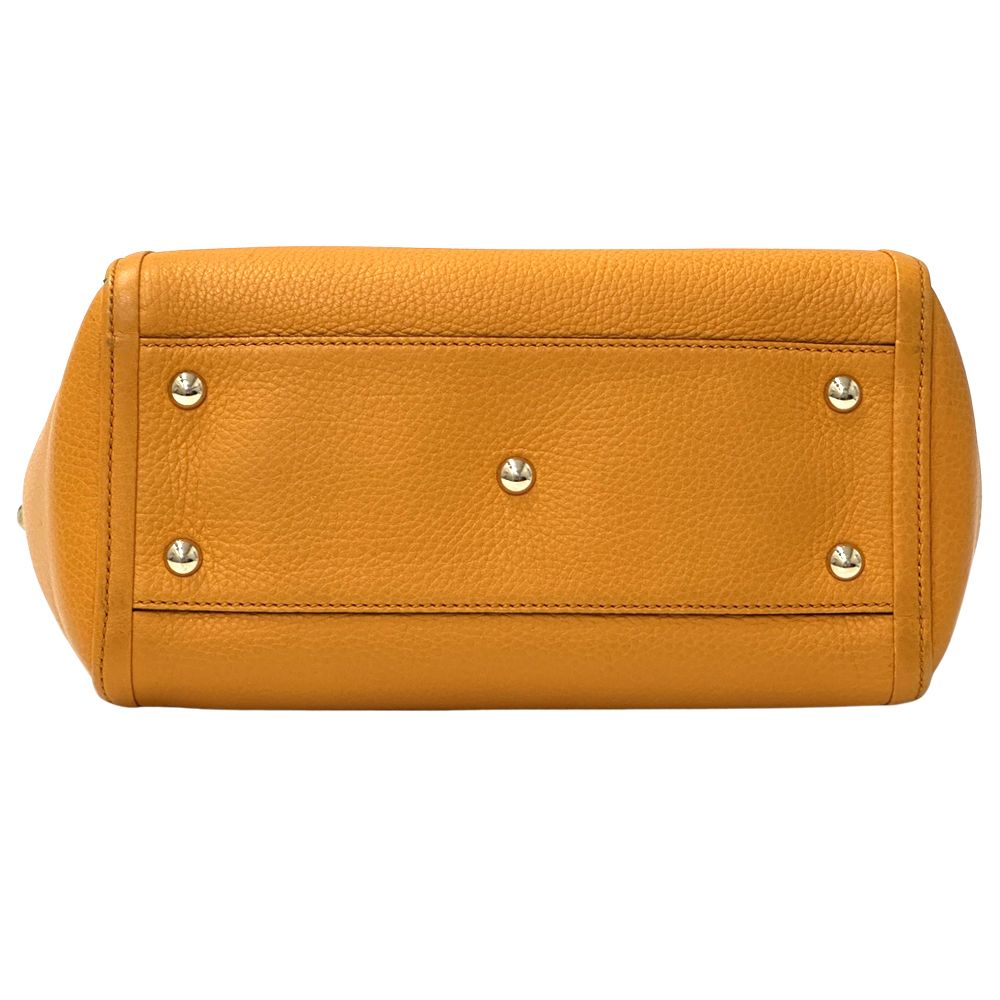 Gucci Soho 2-Way Shoulder Bag Leather Orange — view 3