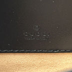 Gucci GG Marmont Shoulder Bag Leather Chain Black Quilted Crossbody Mini — view 6