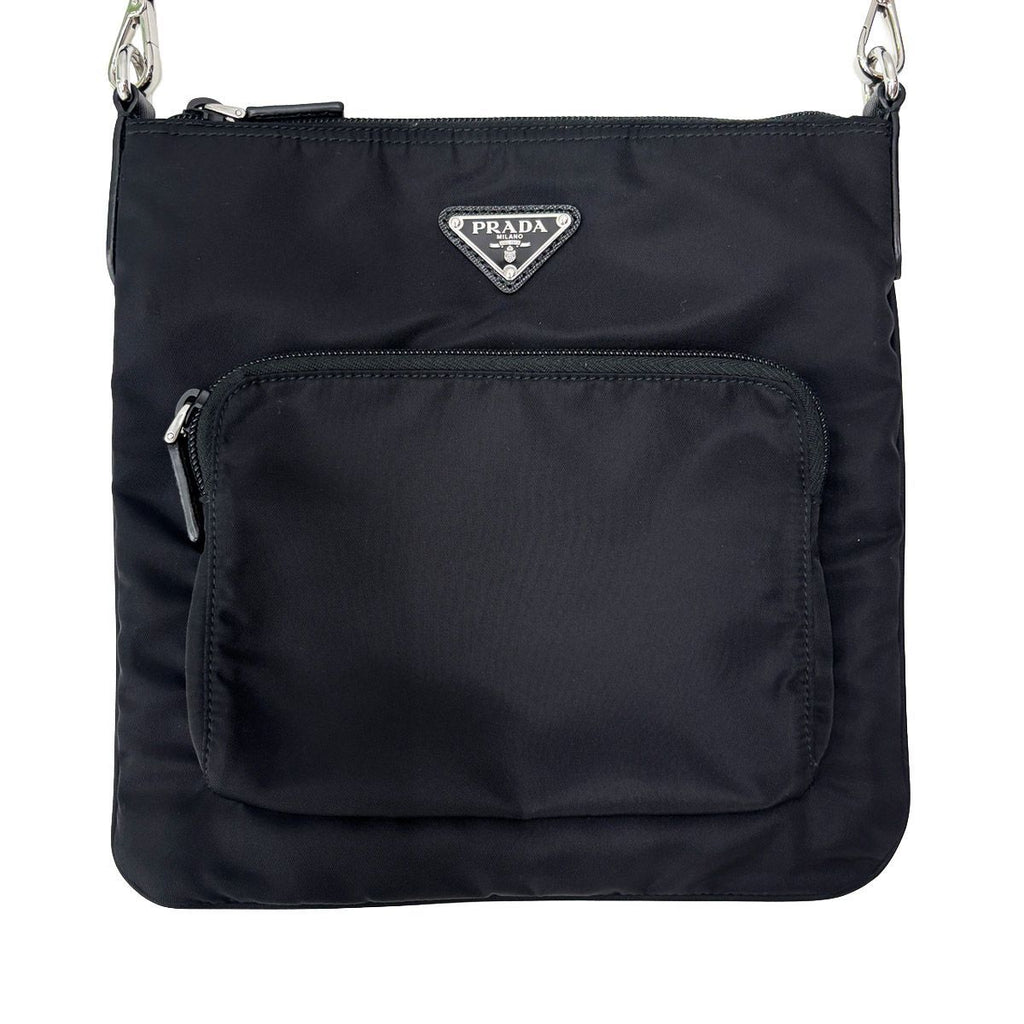 Prada Nylon Shoulder Bag Black — view 2