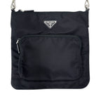 Prada Nylon Shoulder Bag Black — view 2