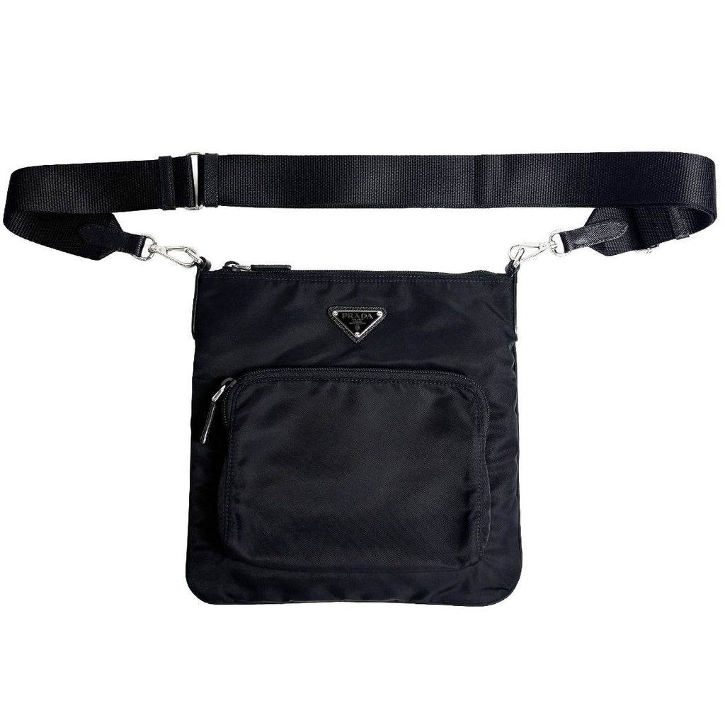 Prada Nylon Shoulder Bag Black — view 5