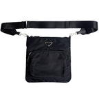 Prada Nylon Shoulder Bag Black — view 5