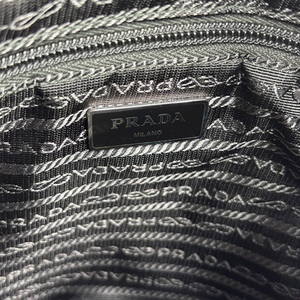 Prada Nylon Shoulder Bag Black — view 9